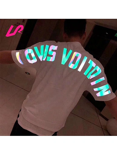 Unisex Custom Rainbow Reflective T-shirts
