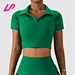 custom logo crop top