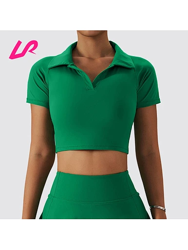 custom logo crop top