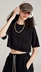 black acid wash graphic tee