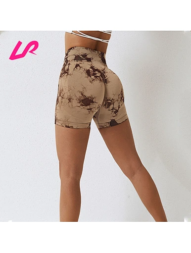 tie dye biker shorts