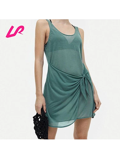 mesh swim dress