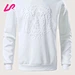 unisex embossed sweatshirts