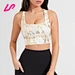 snake print sports bra