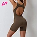 Open back jumpsuit for women
