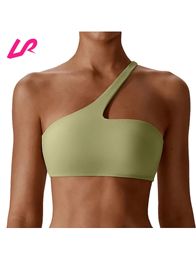 wholesale one shoulder yoga bra