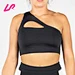 one shoulder sports bra