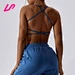 cross back sports bra
