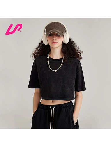 crop t shirts women