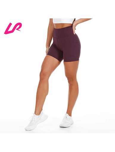 women bike shorts with side pocket
