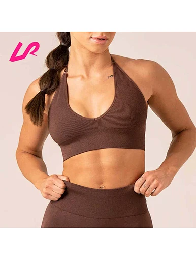 halter sports bra