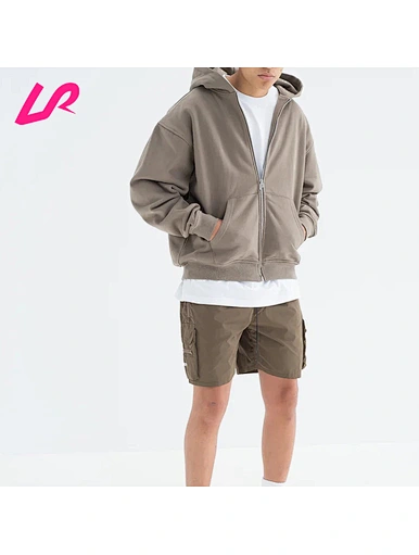 Wholesale heavyweight zip up hoodie