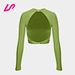 long sleeve crop top