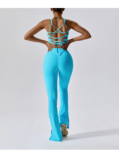 flare slit leggings