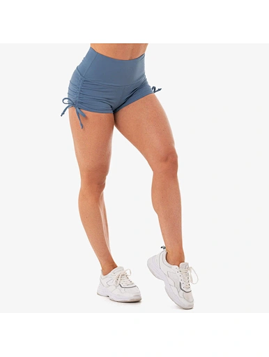 ruched biker shorts