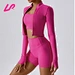 Women zipper Jackets with thumbhole.Mock neck zipper for wind protection and cool.