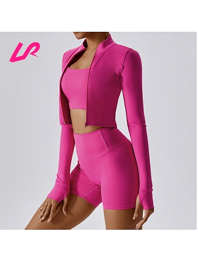 Women zipper Jackets with thumbhole.Mock neck zipper for wind protection and cool.