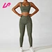 zebra print yoga sports set