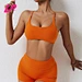 cross back sports bra