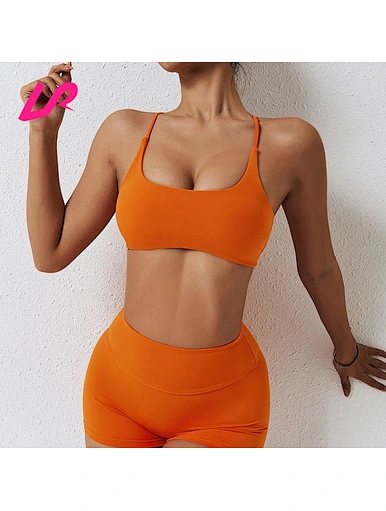 cross back sports bra