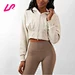 custom zip up crop hoodies