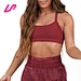 custom cross back sports bra