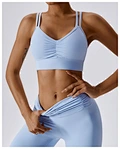 fold front design sports bra manufacture