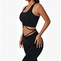 V waist custom blank tank top