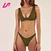 Wholesale Custom Printed Two Piece Push-up Removable Padded Backless Bikini Sets Swimsuits For Women 2023