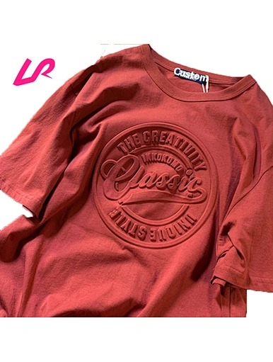 unisex embossed t-shirts wholesale