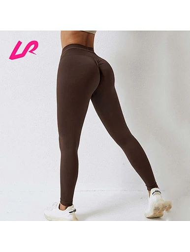 Women Seamless High Waist Scrunch Butt Fitness Leggings