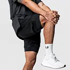 custom 2 in 1 gym shorts
