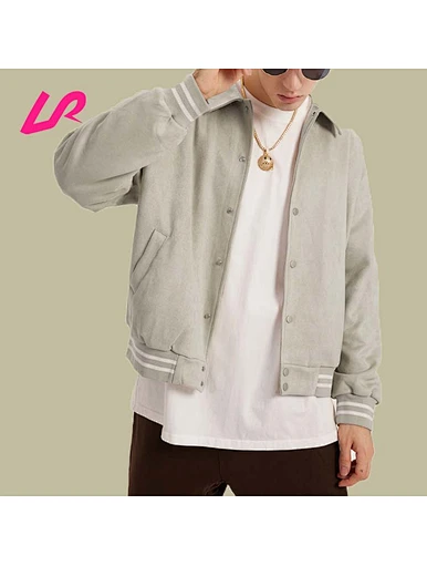 classics basketball trun-down collar jacket for men