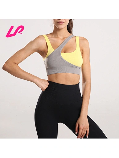 cross shoulder straps sports bra