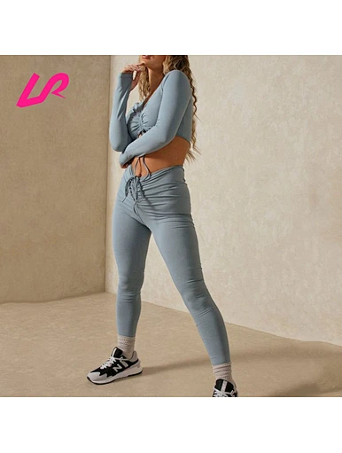 Ruched Front Active Legging