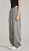 grey flared joggers