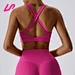 cross back sports bra