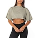 drop shoulder t shirt for women