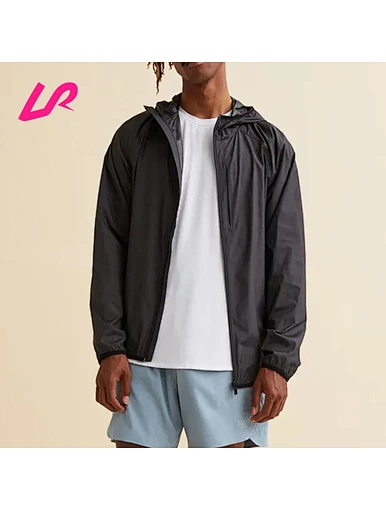 black mens windbreaker