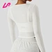 activewear long sleeve crop top