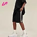 Unisex Zip Up Color Block Blank Walf Checks Sports Shorts
