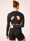 hollow back crop top