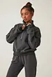 custom quarter zip oversized sweatshirt