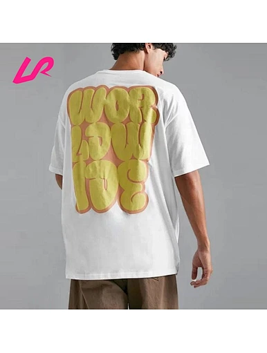puff print tee