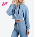 ladies cropped hoodie