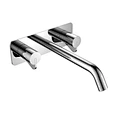 Wall-mount basin mixer