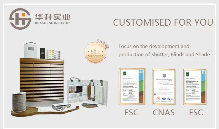 Customized shutter blinds and shades