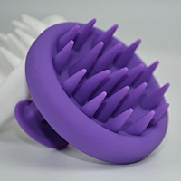 Bathroom shampoo hair brush