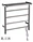 Single Bar Heated Towel Rail Square Tube Bathroom Accessories Electric Towel Warmer Towel Rack--R118 Series