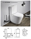 Floor standing bathroom american trap two piece siphonic toilet-A2330 Series